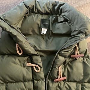 J. Crew down puffer vest